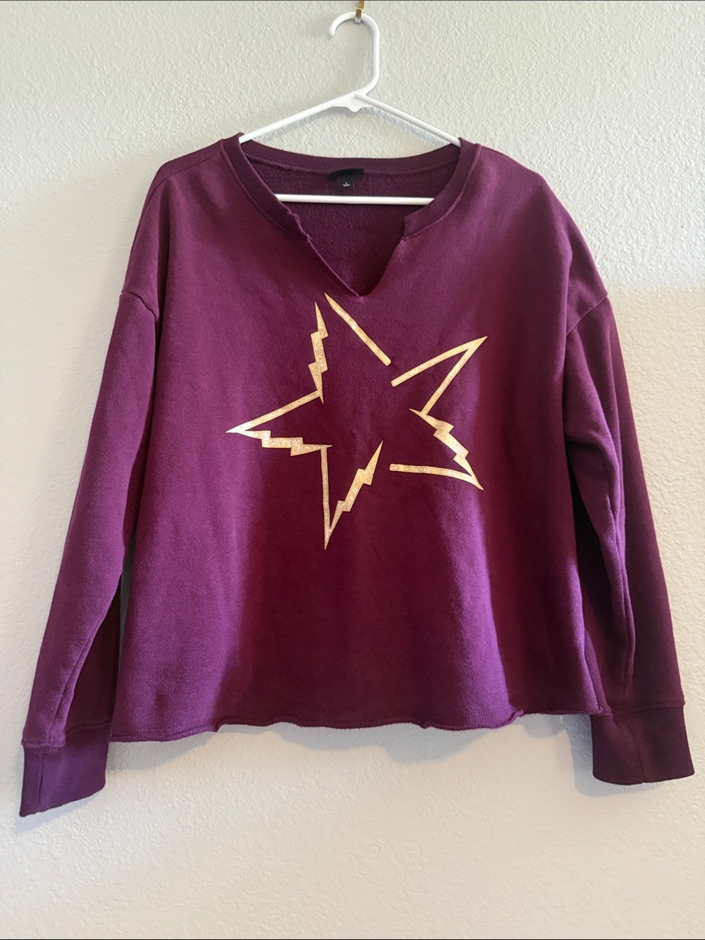 torrid Deep Wine Crewneck Sweatshirt